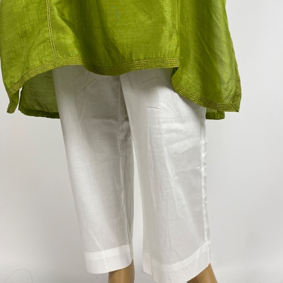 Elegant Raw Silk Kurti Featuring Exquisite Embroidery, Pakistani Women Dress - Picture 8 of 9